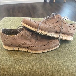 Cole Haan ZeroGrand Oxford Tan Mesh M10.5